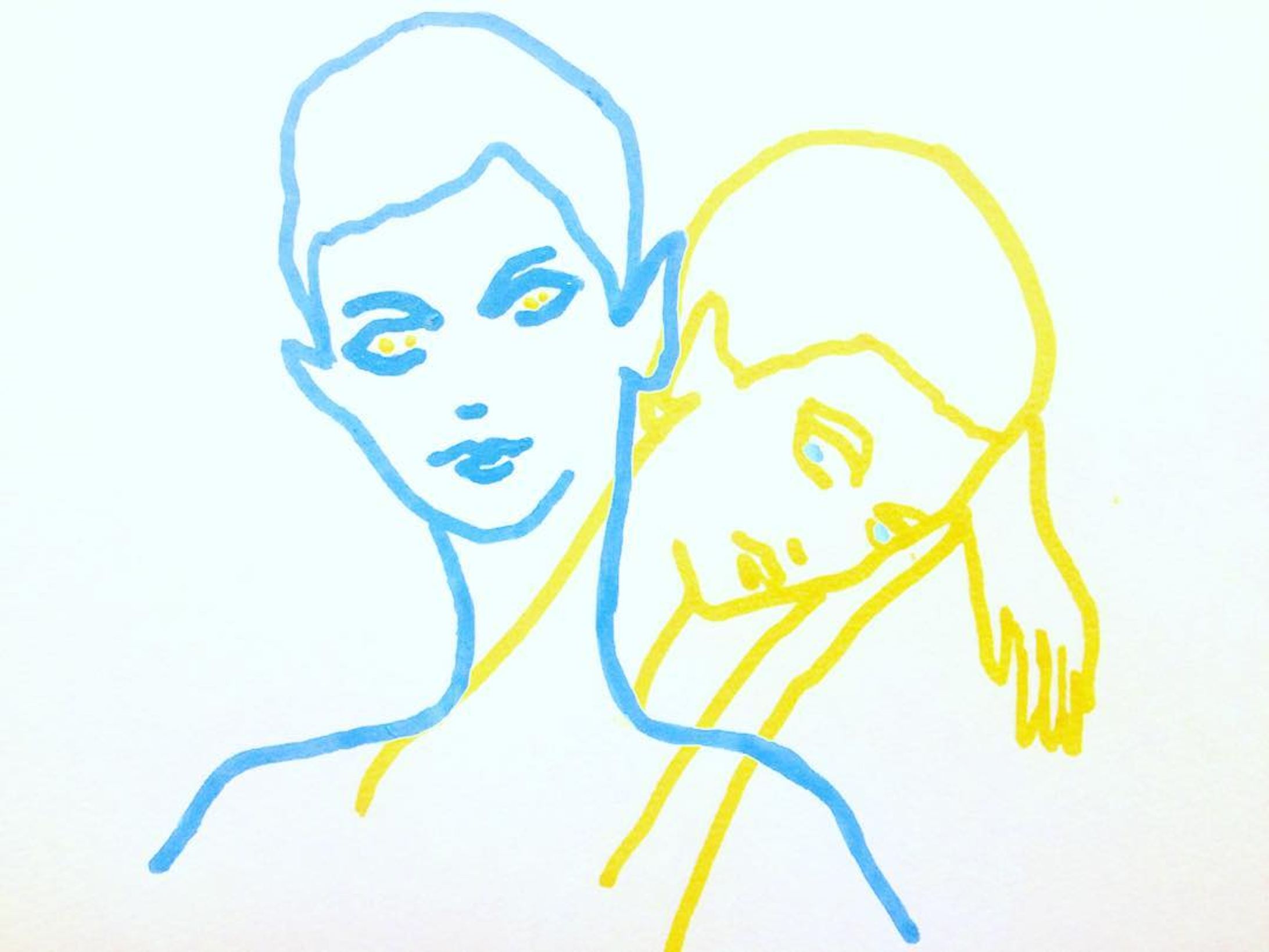 #drawing #posca #practice #illustration #illustrator #women #fashion #art #colourful #line #sky #yellow #motion #イラスト #イラストレーター #ポスカ #女性 #ファッション #動作 #線画 #カフェ #東京 #絵-1