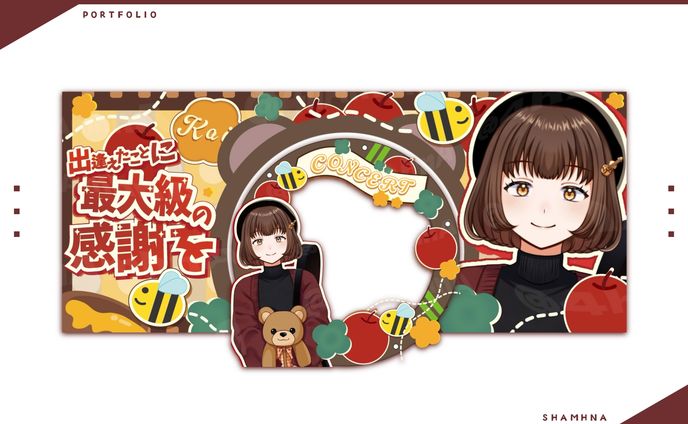 架郁様 アイコンリングとIRIAMヘッダー