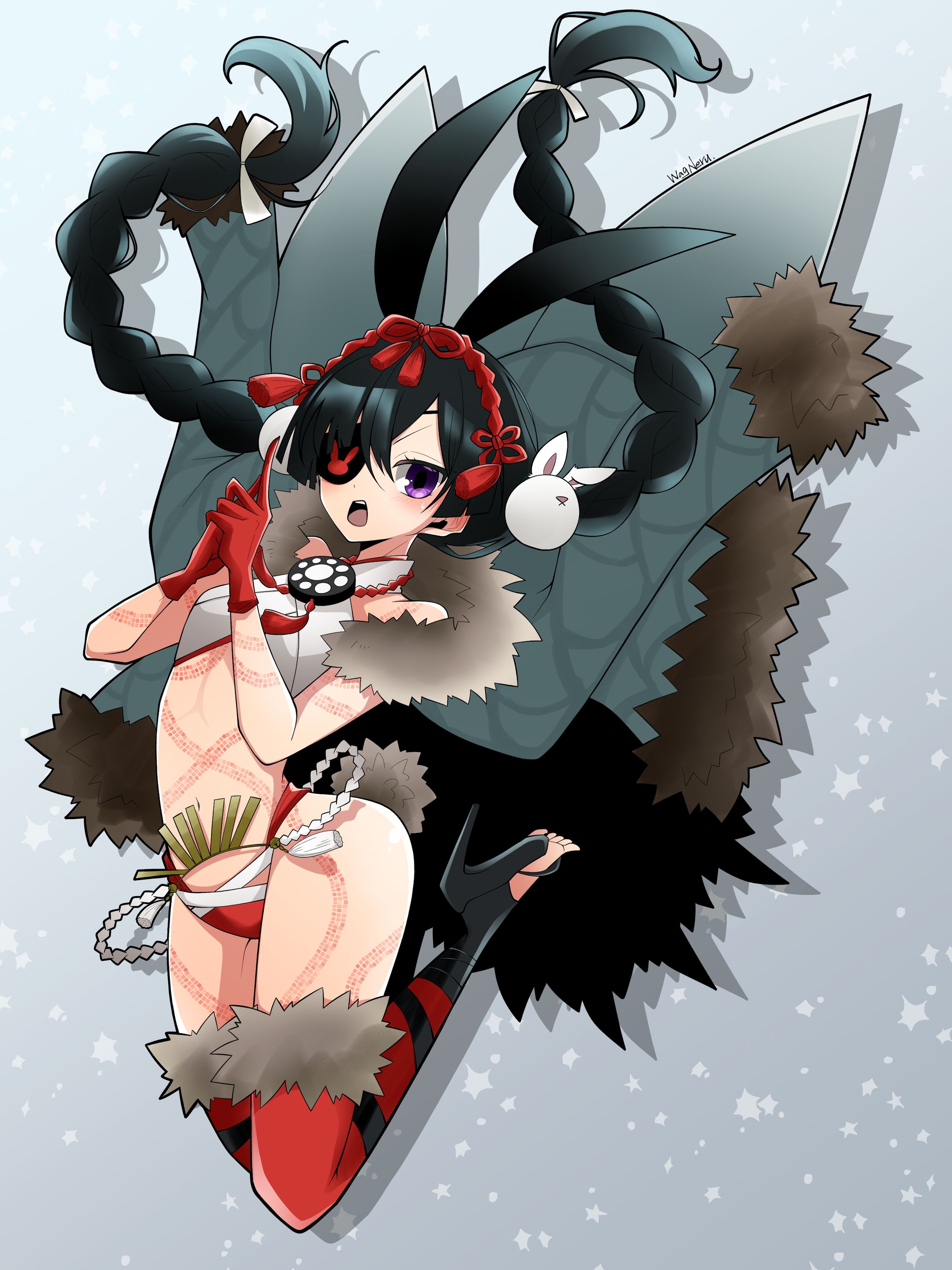 望月千代女(全身立ち絵)-1