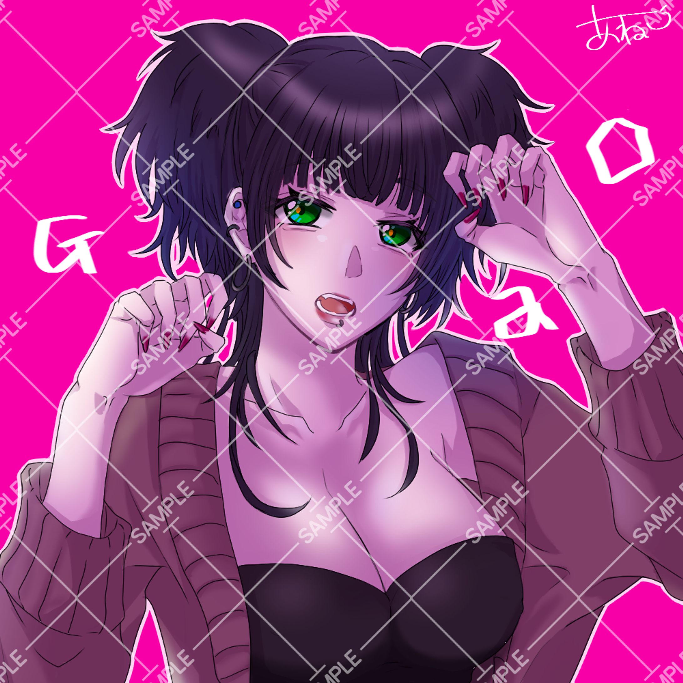 落書き（女子） サンプル-1
