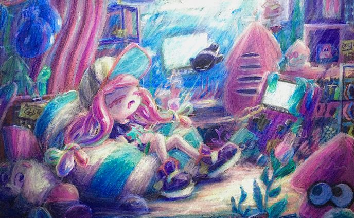 微睡のパル子(Splatoon3)