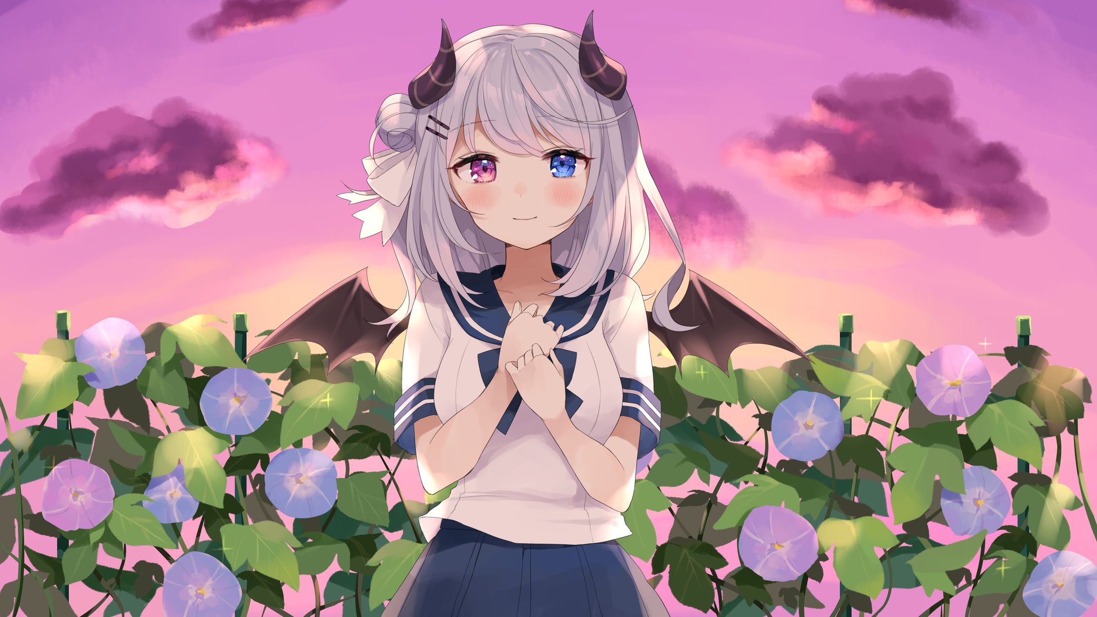 ハコネクト所属　夜夢瑠紅様動画イラスト-1