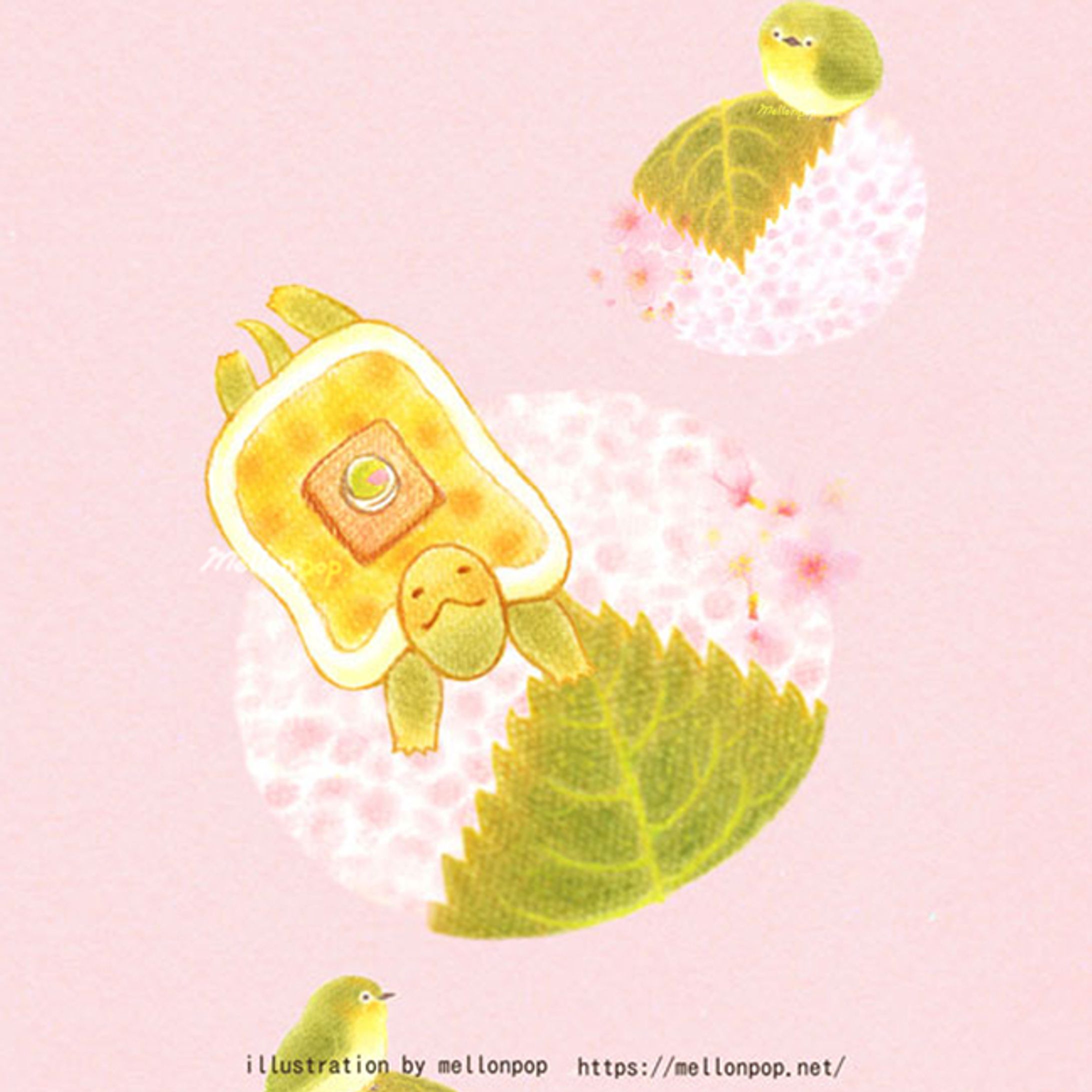 こたろーと桜餅-1