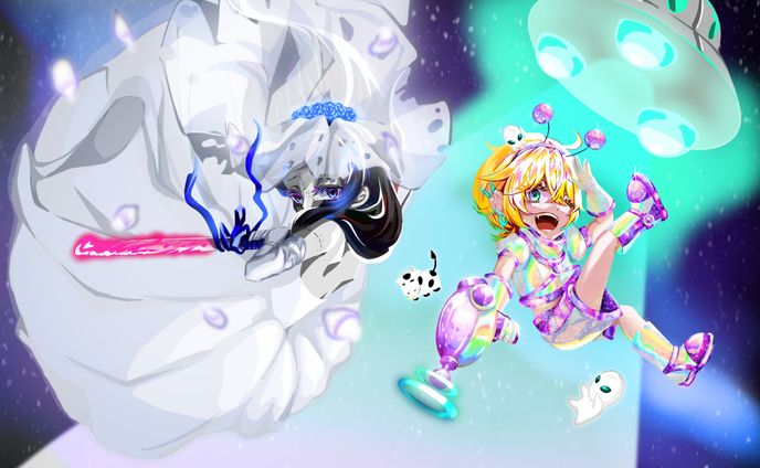 フリー、イラストメイキング