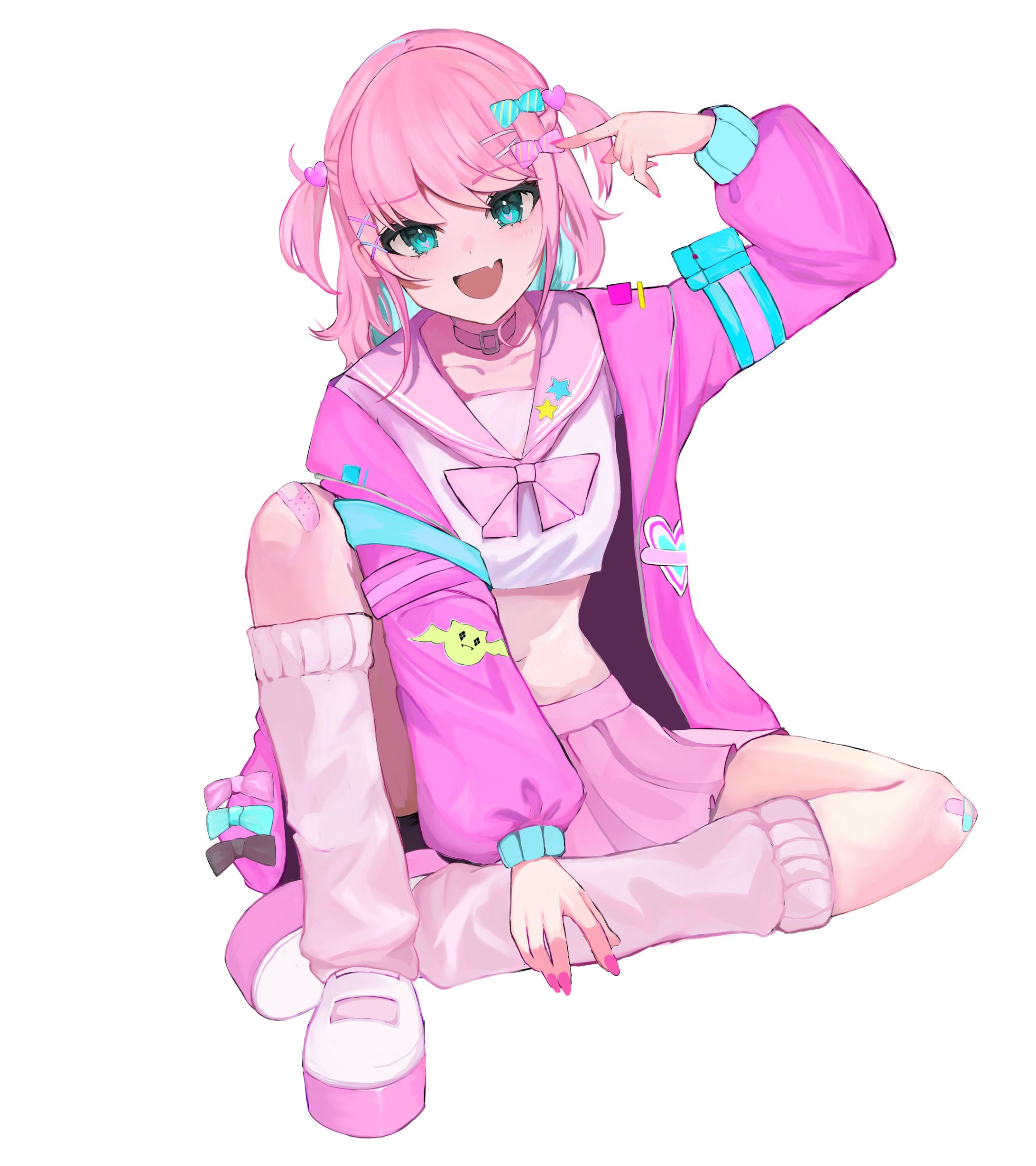 VEE_所属のVTuberトゥルシー・ナイトメア・マッドネス・4世a.k.a 魔王トゥルシー様の新人類の歌ってみたの描きおろし-1