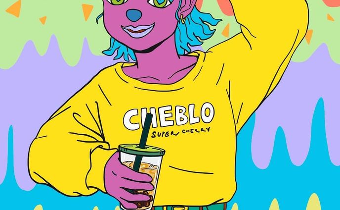 Hello💖NIKO MARKだよ🌟
.
ねぇ、タピオカ飲んだ🥤？？
.
どこのが一番おいしいかった〜🧐？
.
.
.
#イラスト#colorful #fashion#ファッション#girl #ストリート
 #illustrator #イラストレーター #illustration #イラスト #一个例证 #일러스트 #絵 #picture #cheblo
 #art #スケッチ #sketch #idea #キャラクター #캐릭터 #carattere #character #street #bluehair #pink #purple #streetfashion #red #タピオカ #ストリートファッション