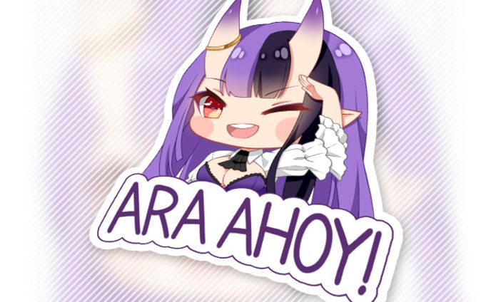 Captain Hannah Sticker Commission