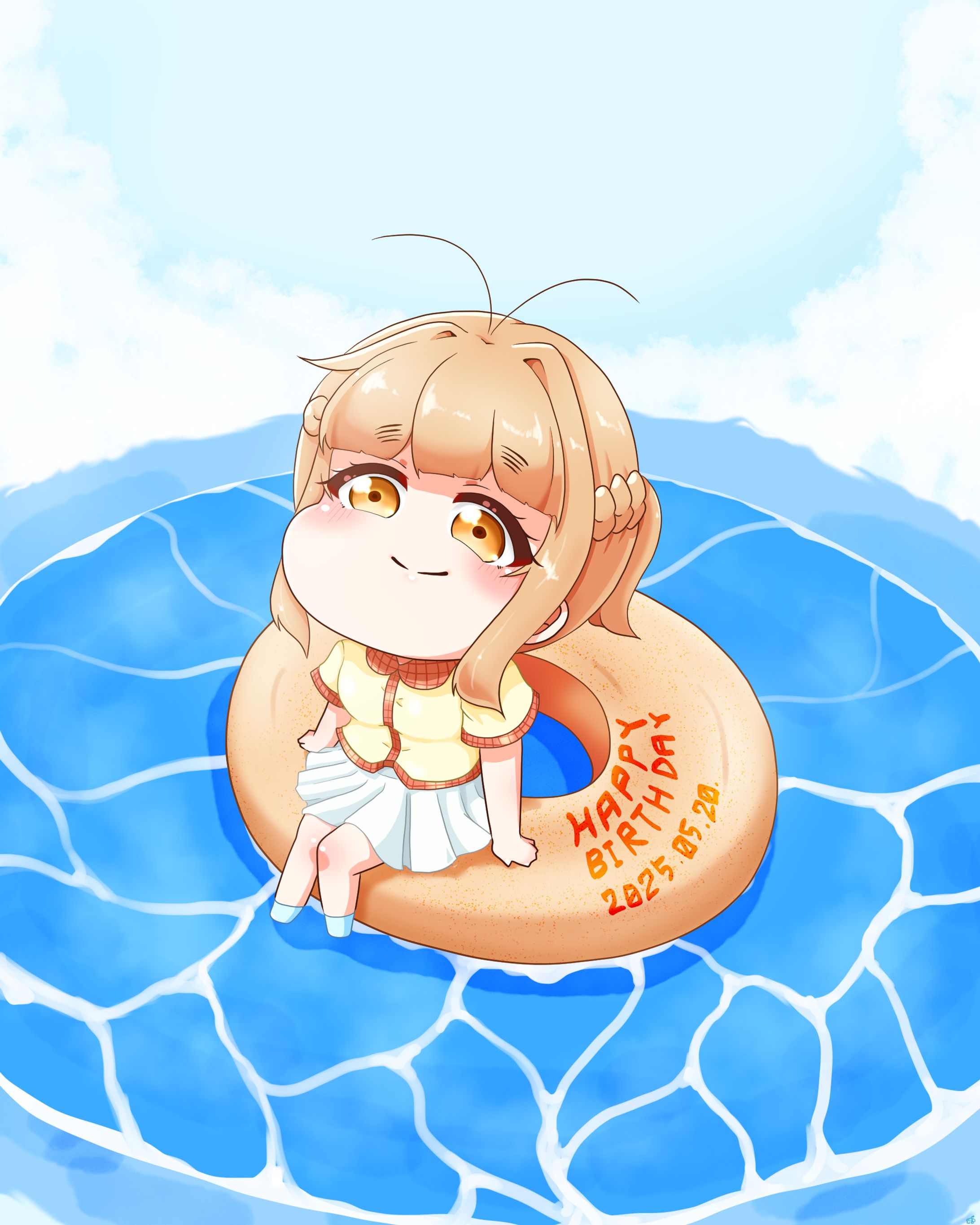 2025角森ロナ誕生日イラスト-1