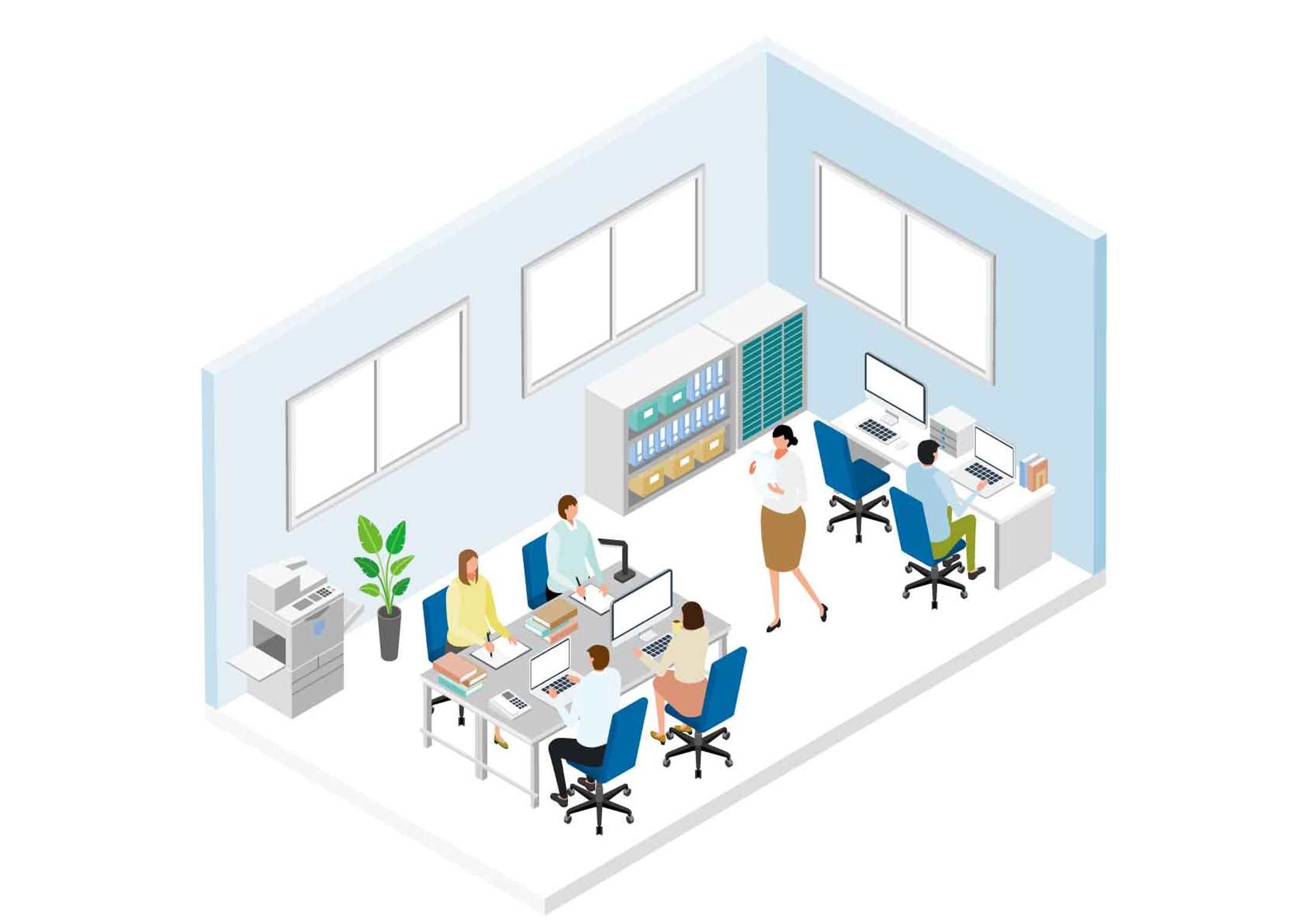 オフィスアイソメ-1