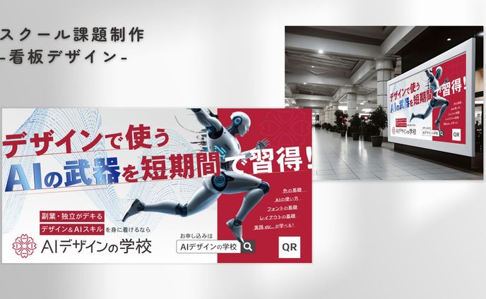 駅看板デザイン
