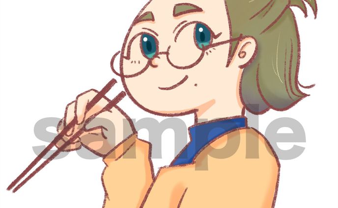 似顔絵イラスト｜サンプル