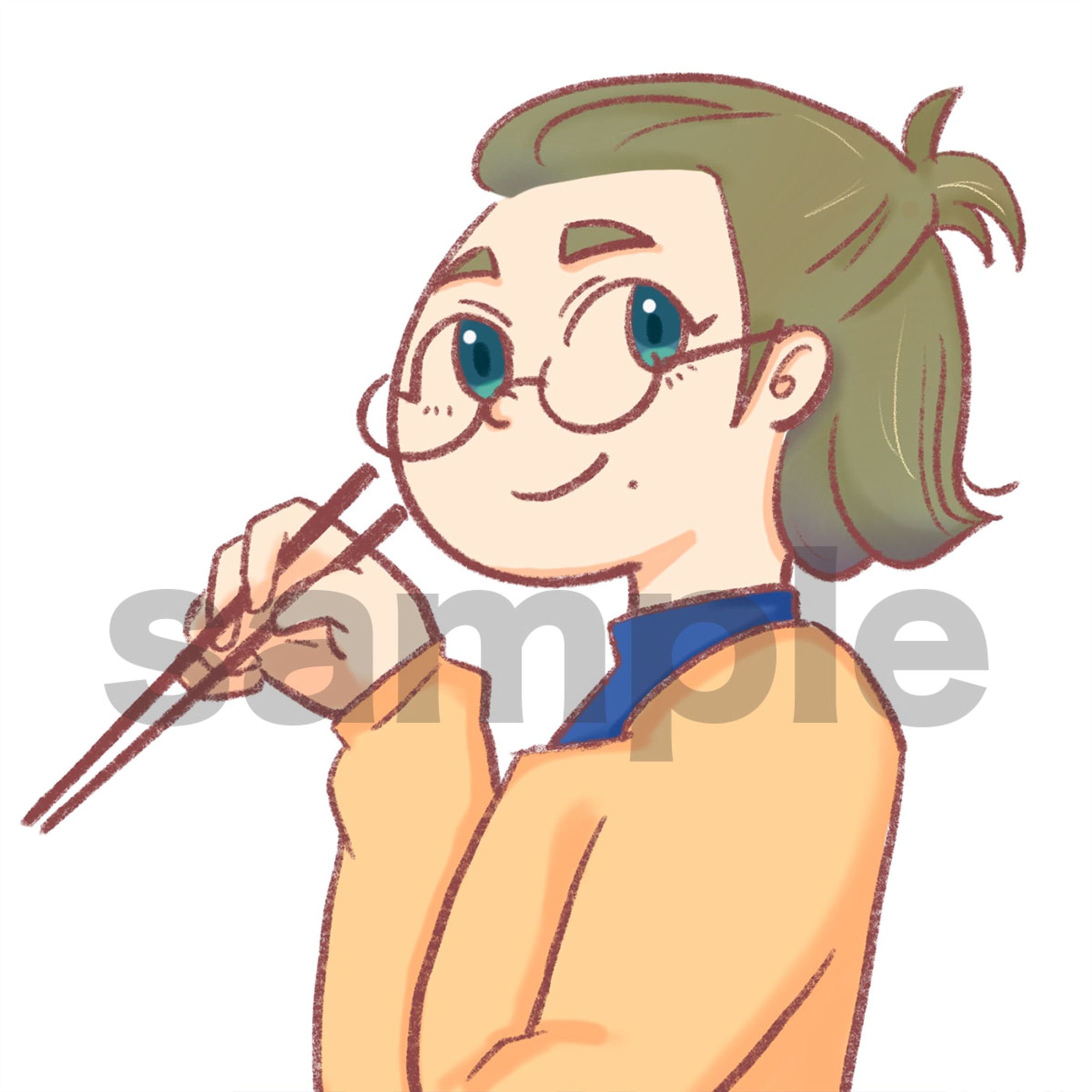 似顔絵イラスト｜サンプル-1