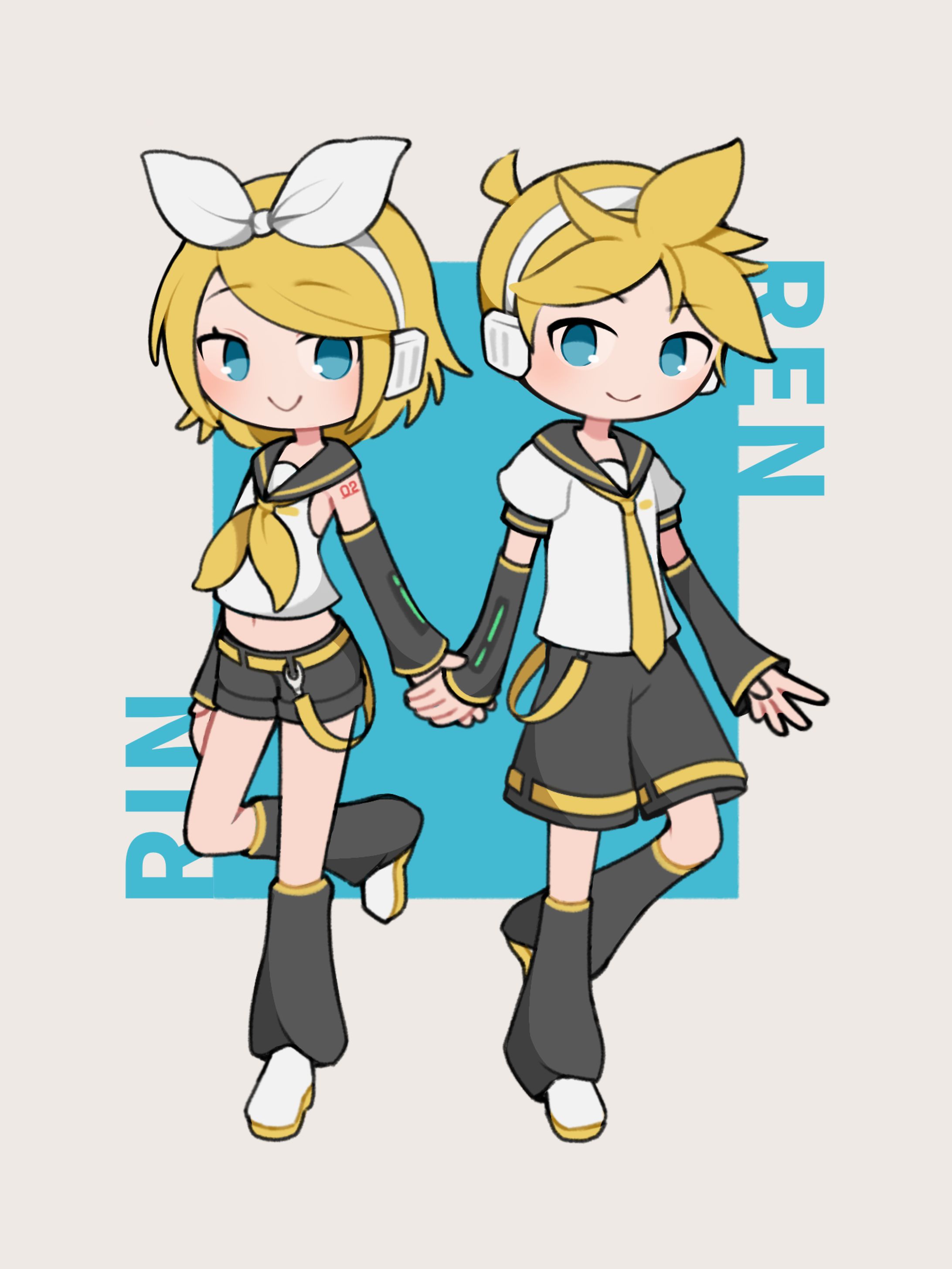 鏡音リン・鏡音レン（ファンアート）-1