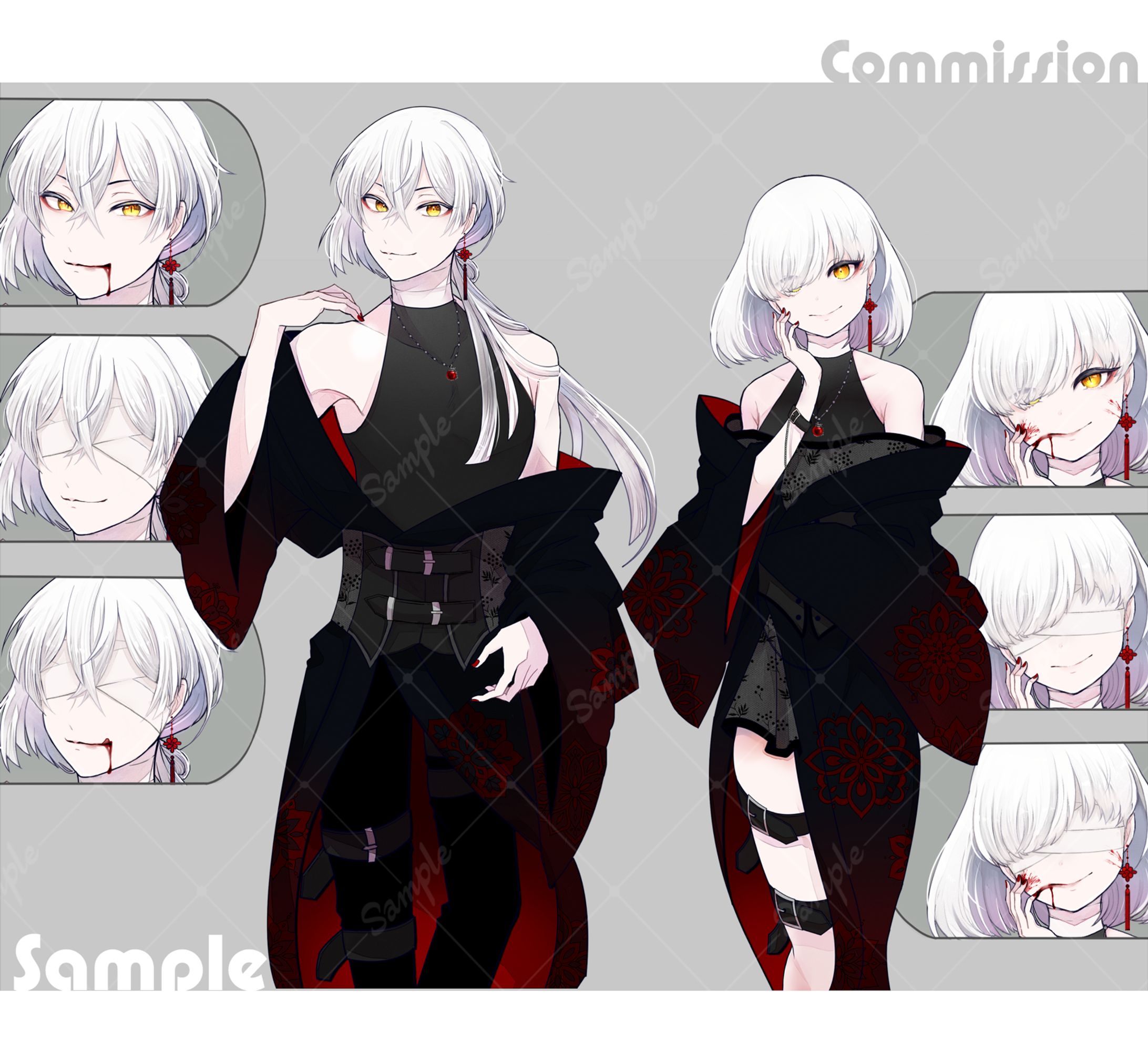 TRPG用 膝上立ち絵-1