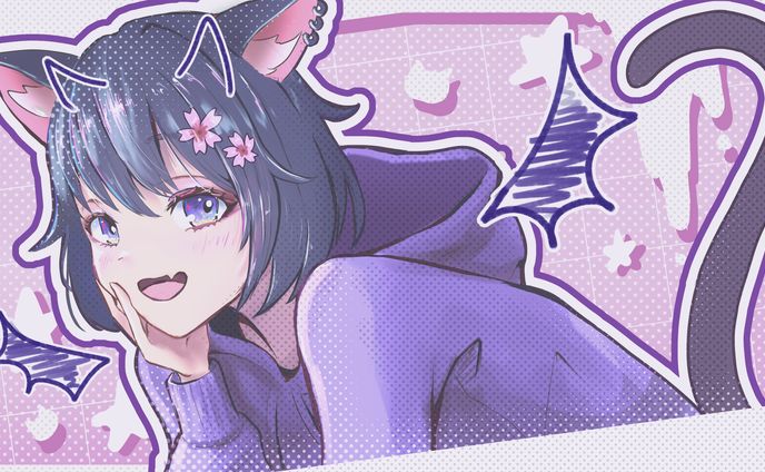 小悪魔だってかまわない！/Meychan  歌ってみた　MVイラスト