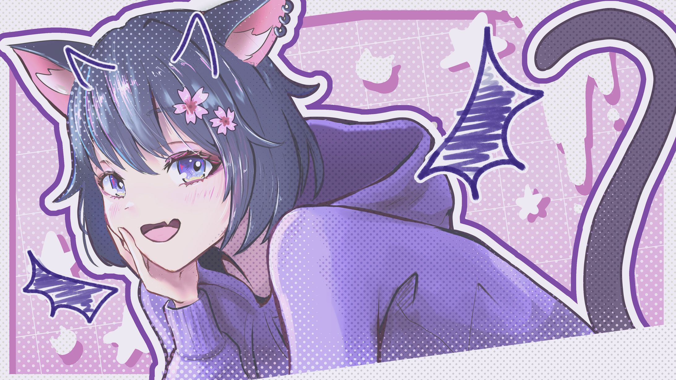 小悪魔だってかまわない！/Meychan  歌ってみた　MVイラスト-1