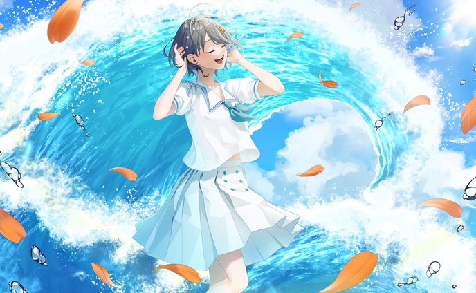 小純マアメ様　歌ってみたイラスト