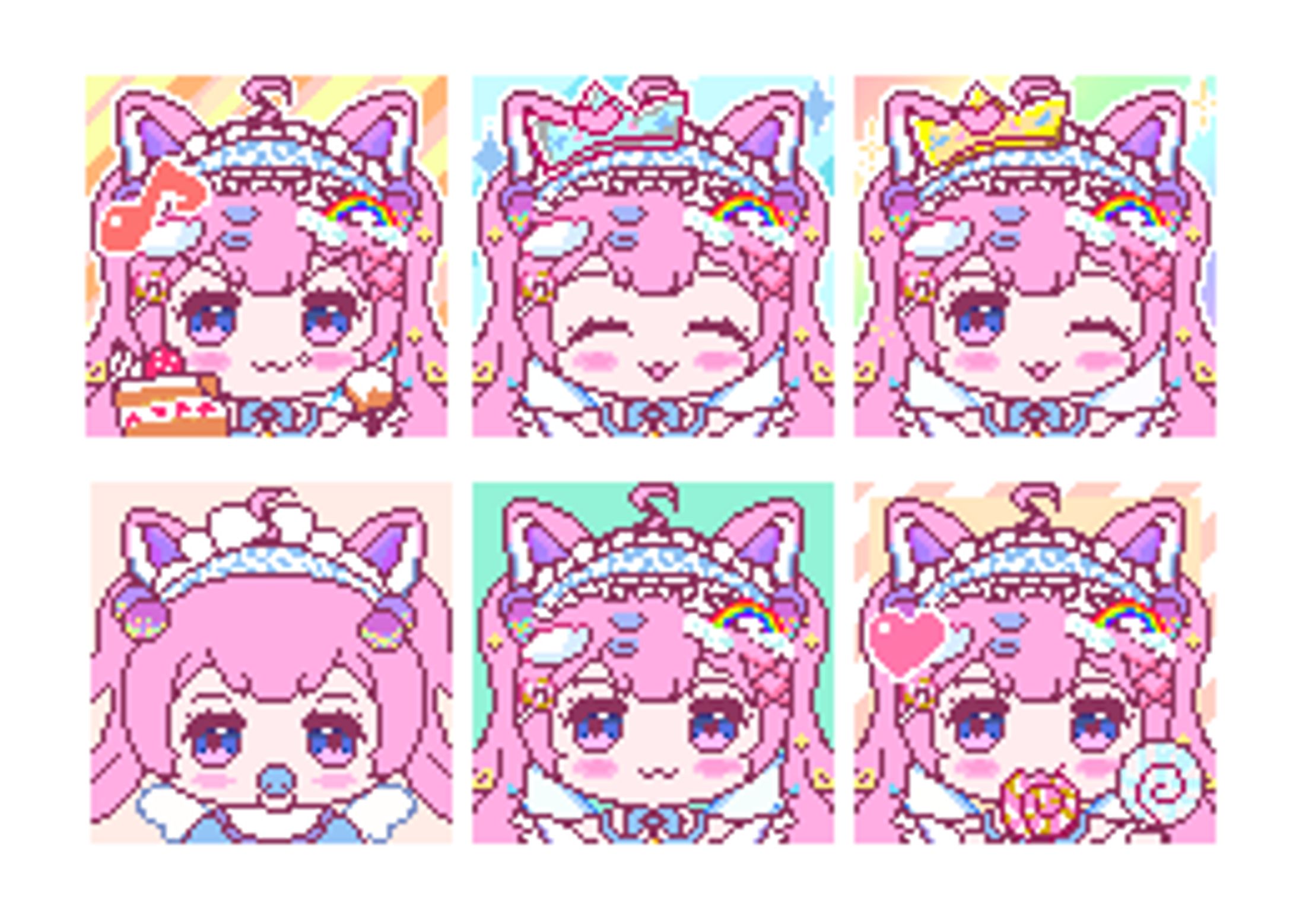 【魔法少女おさち様】Twitch用　スタンプ-1