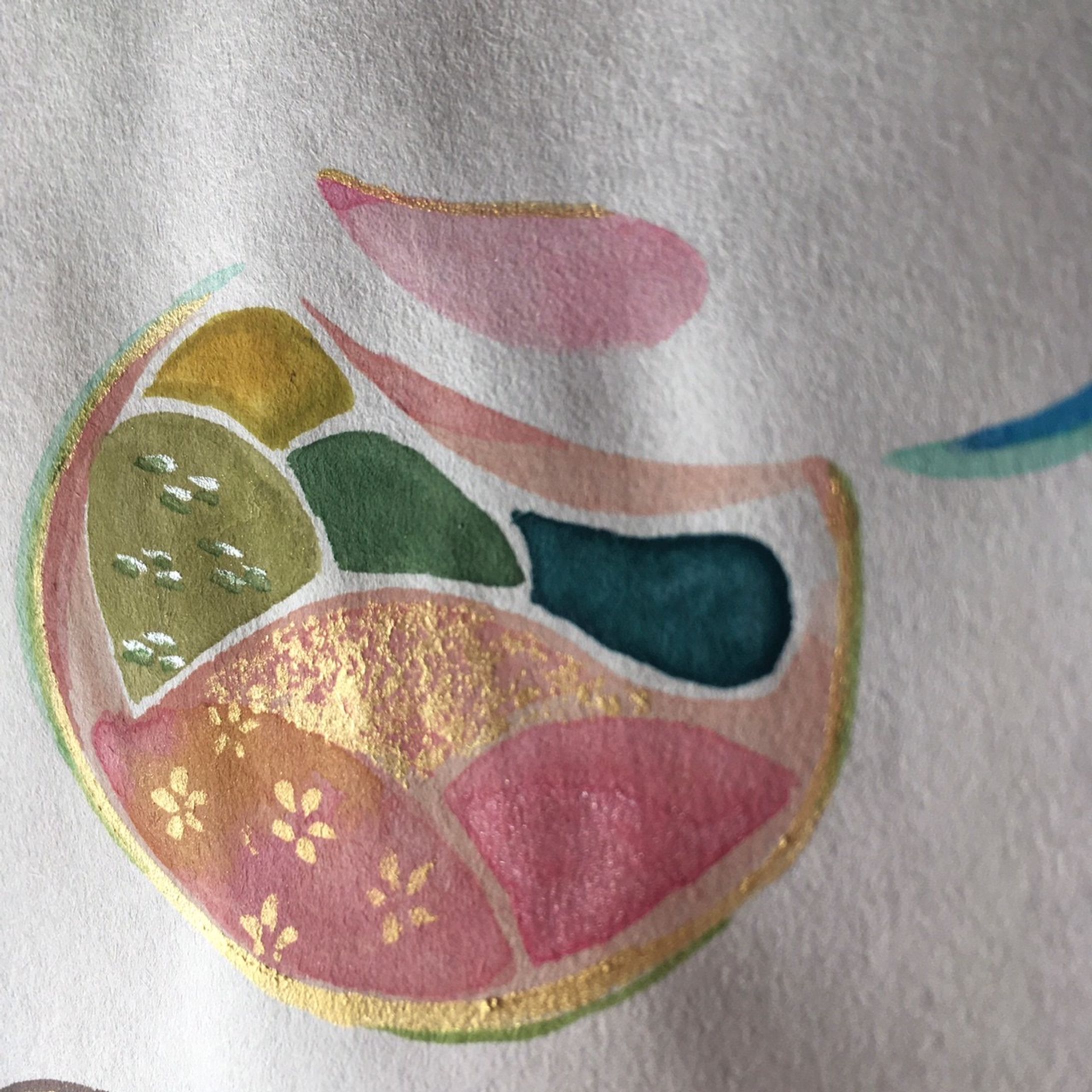 うさぎ　アナログ水彩-1