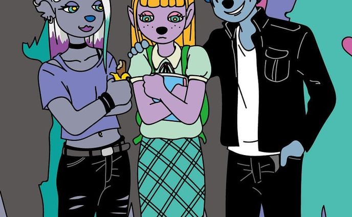 #イラスト#絵#picture#rock#pierce#wild#tonight#girl#young#fashion#character#キャラクター#pic#bad#ピアス#good#friends #boy#chocolate#bluehair#nice#dream#cheblo