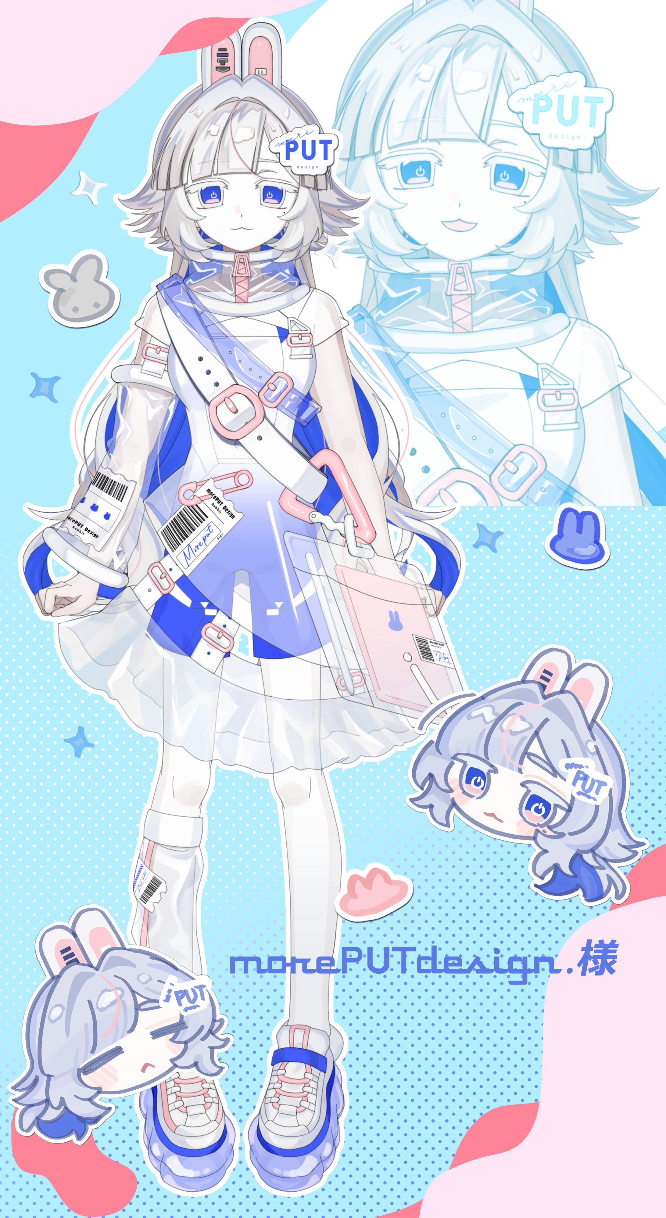 Live2D用イラスト-1