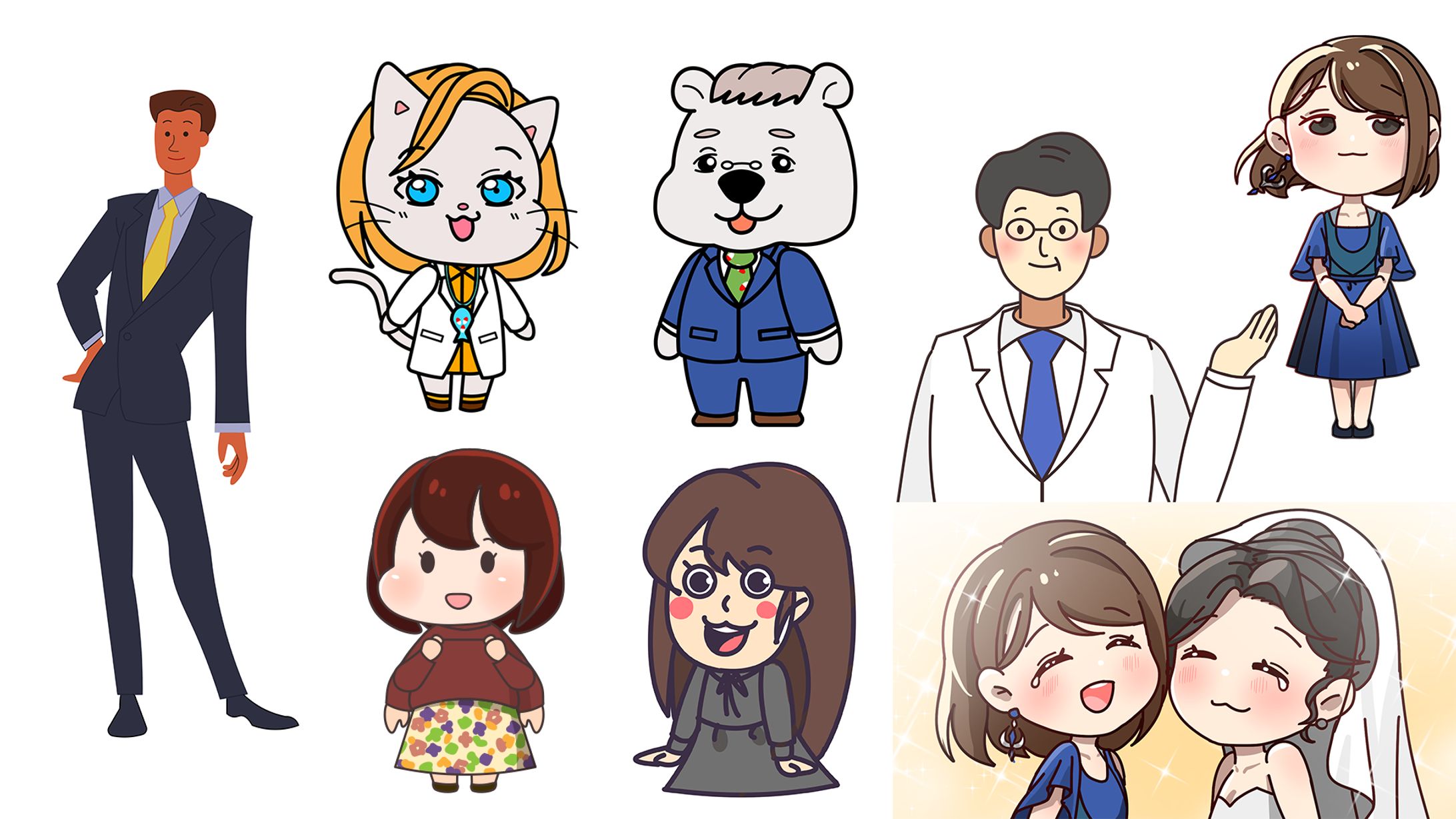 【絵柄】広告用イラストまとめ-1