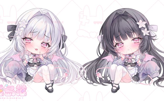 【SD】ひなみ桜花様　グッズ用イラスト