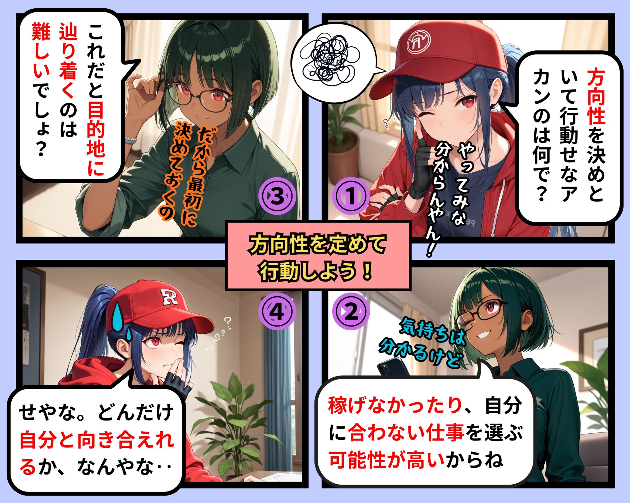 方向性を定めて行動しよう！-1