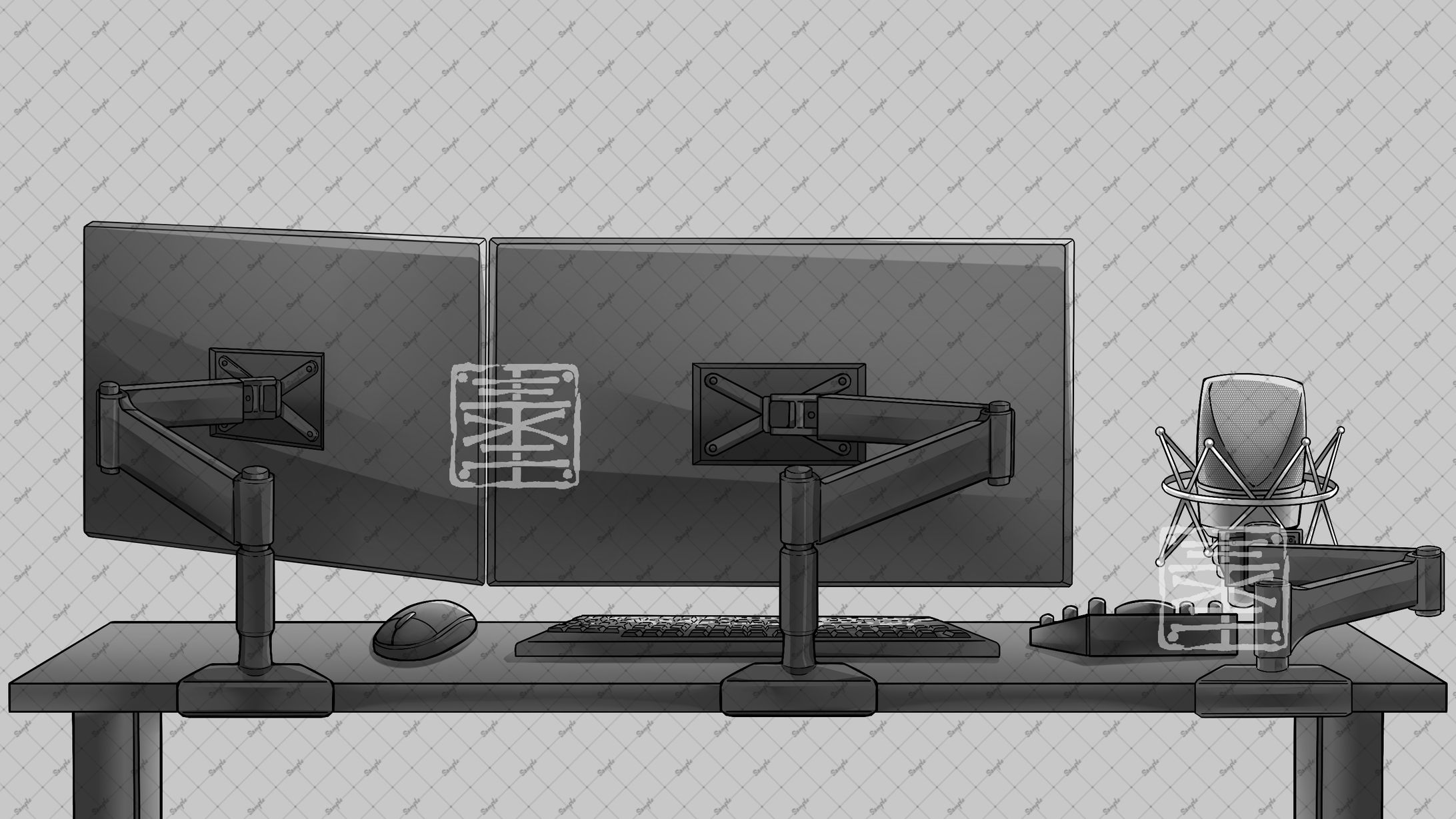 【work】禰月百幽様【素材】-1