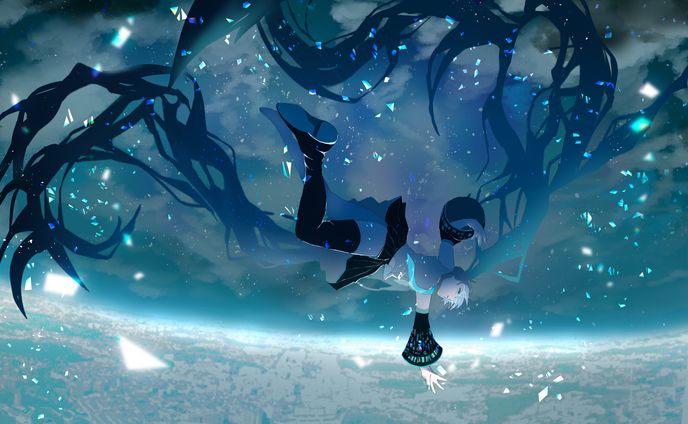 ファンアート　初音ミク誕生日イラスト　「ビートシンガー」
