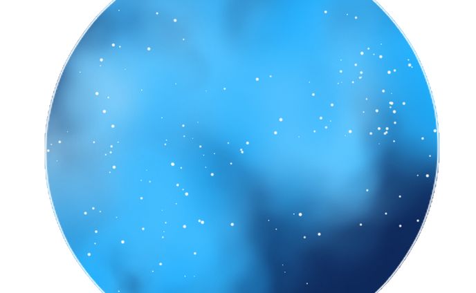 べっ甲イメージ(青丸)