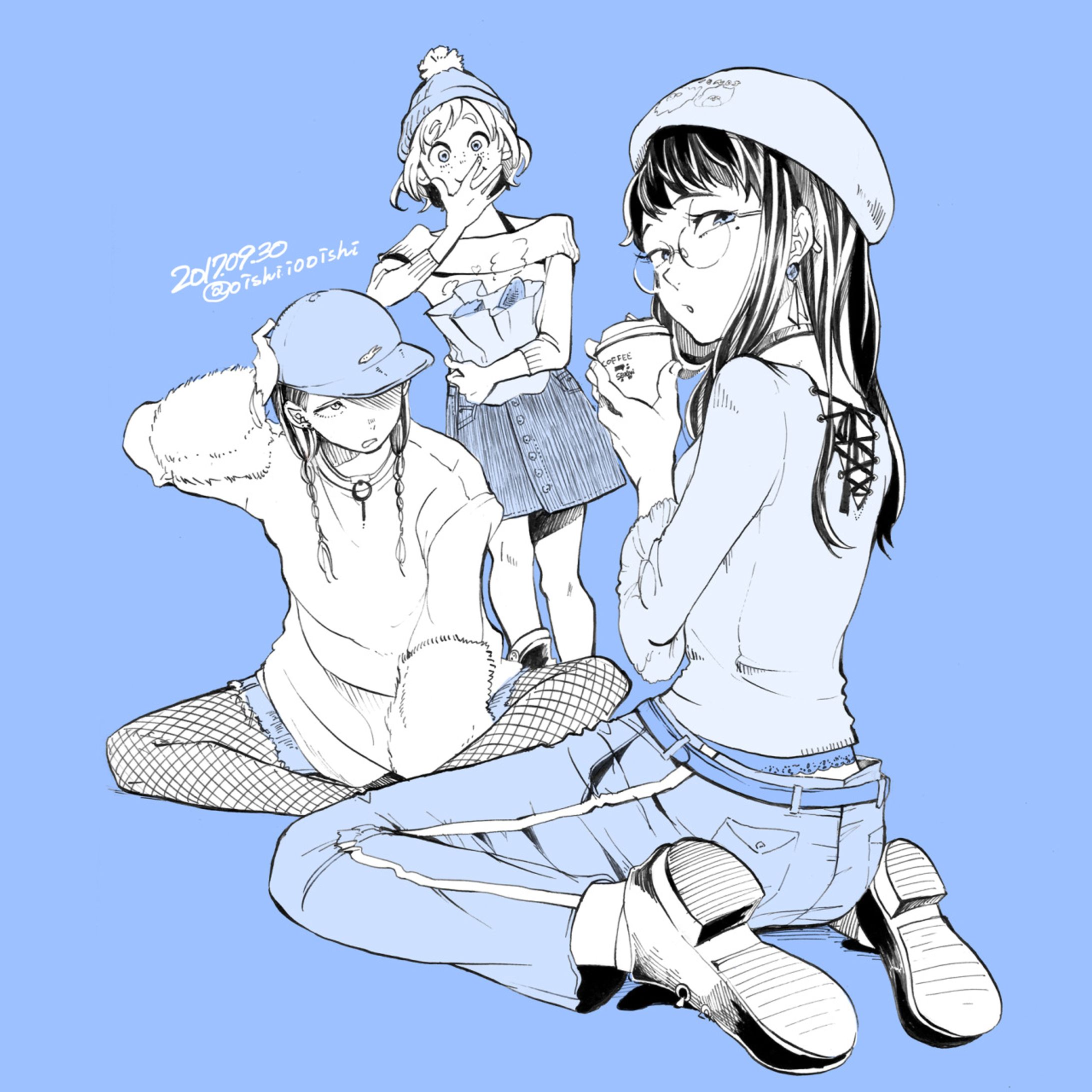 自主制作-ファッションイラスト-1