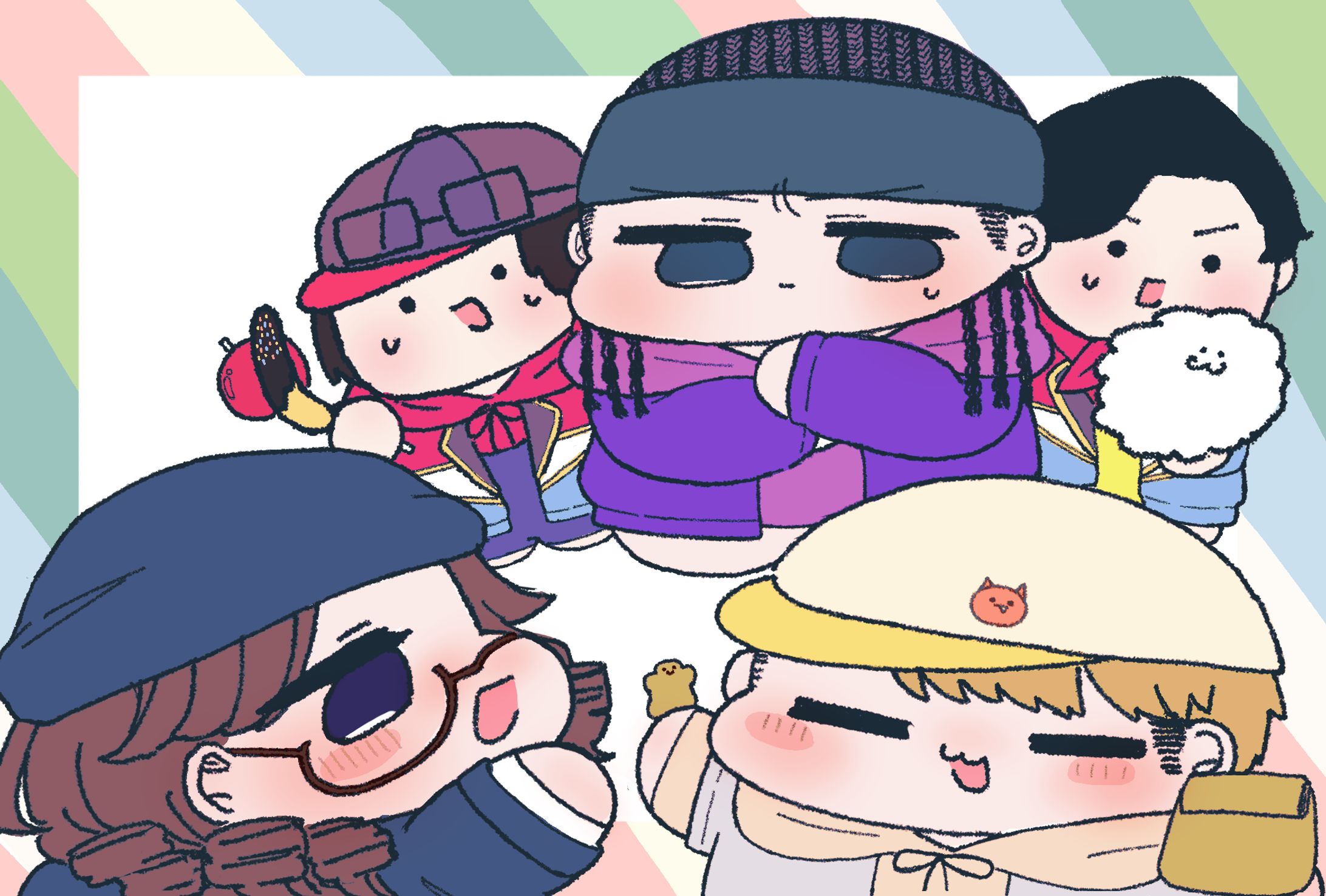 ミニキャラ集合絵-1