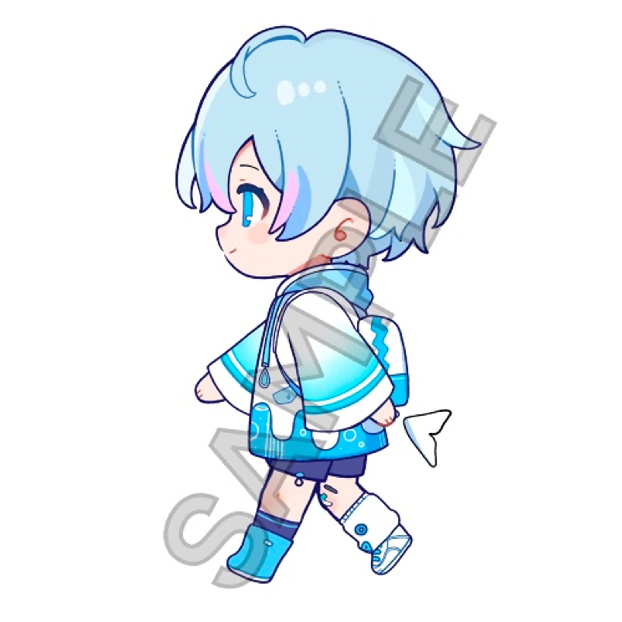 雨乃こさめ様 オリジナル楽曲「ジグザグ」イラスト