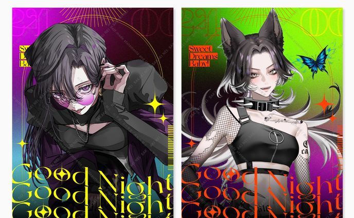 【自主制作】綺麗めおやV素材
