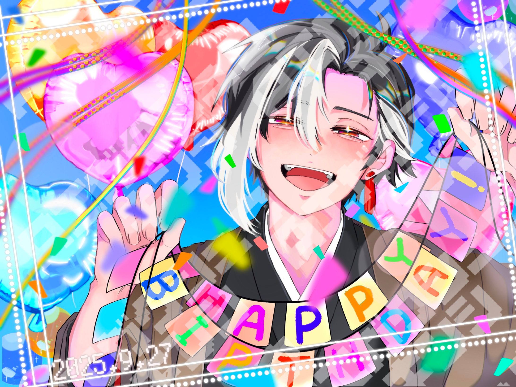 立ち絵/キャラクターデザイン/一枚絵/全身、半身イラスト-1