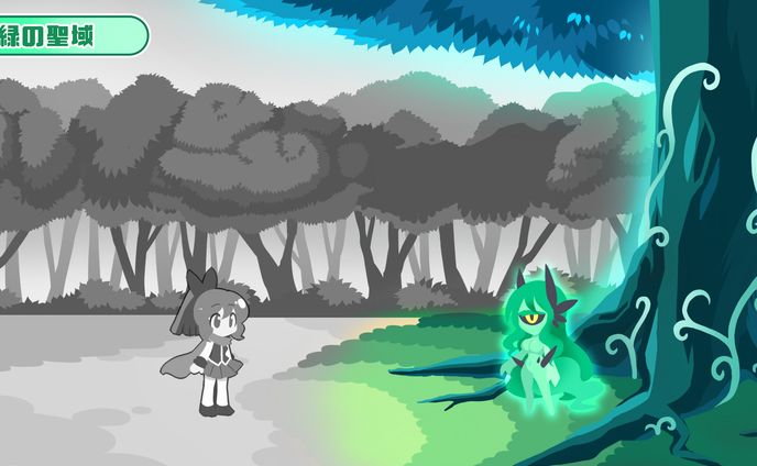 ゲーム画面風イラスト