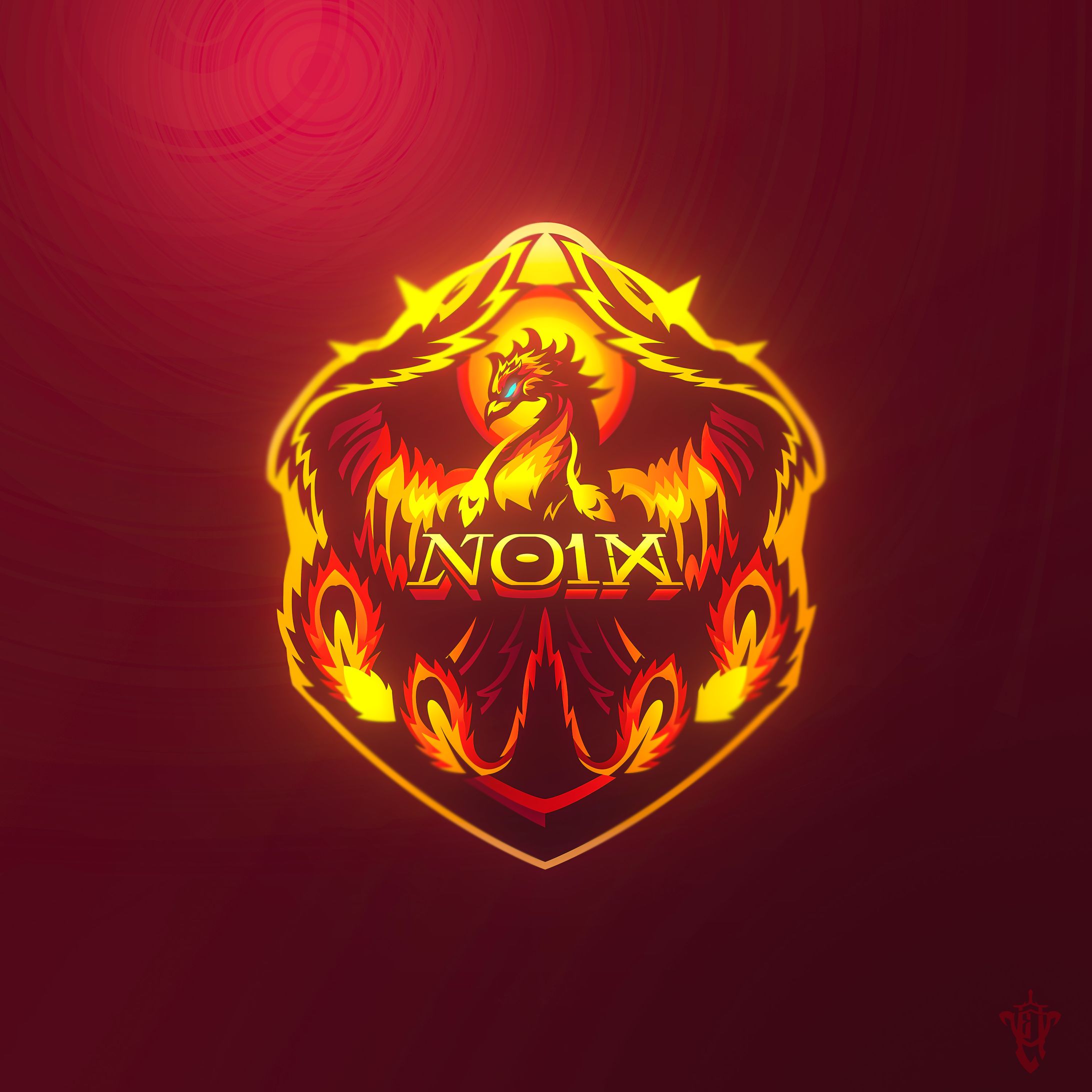 クラン No.1様 Mascot Logo-1
