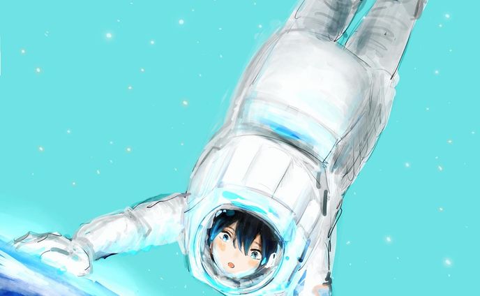 イラスト描き、美術