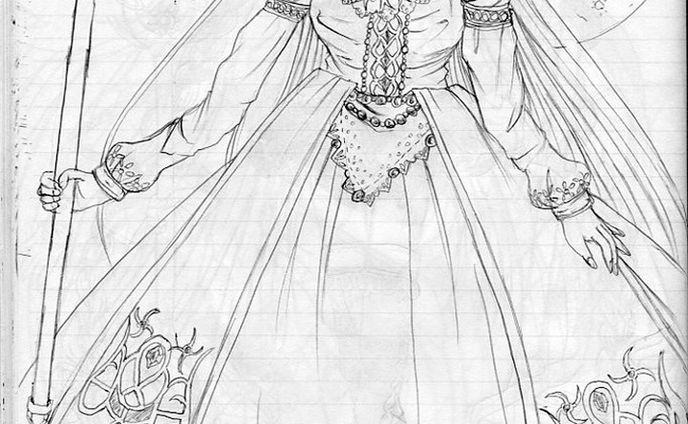 お姫様みたいのを描きたかっただけ