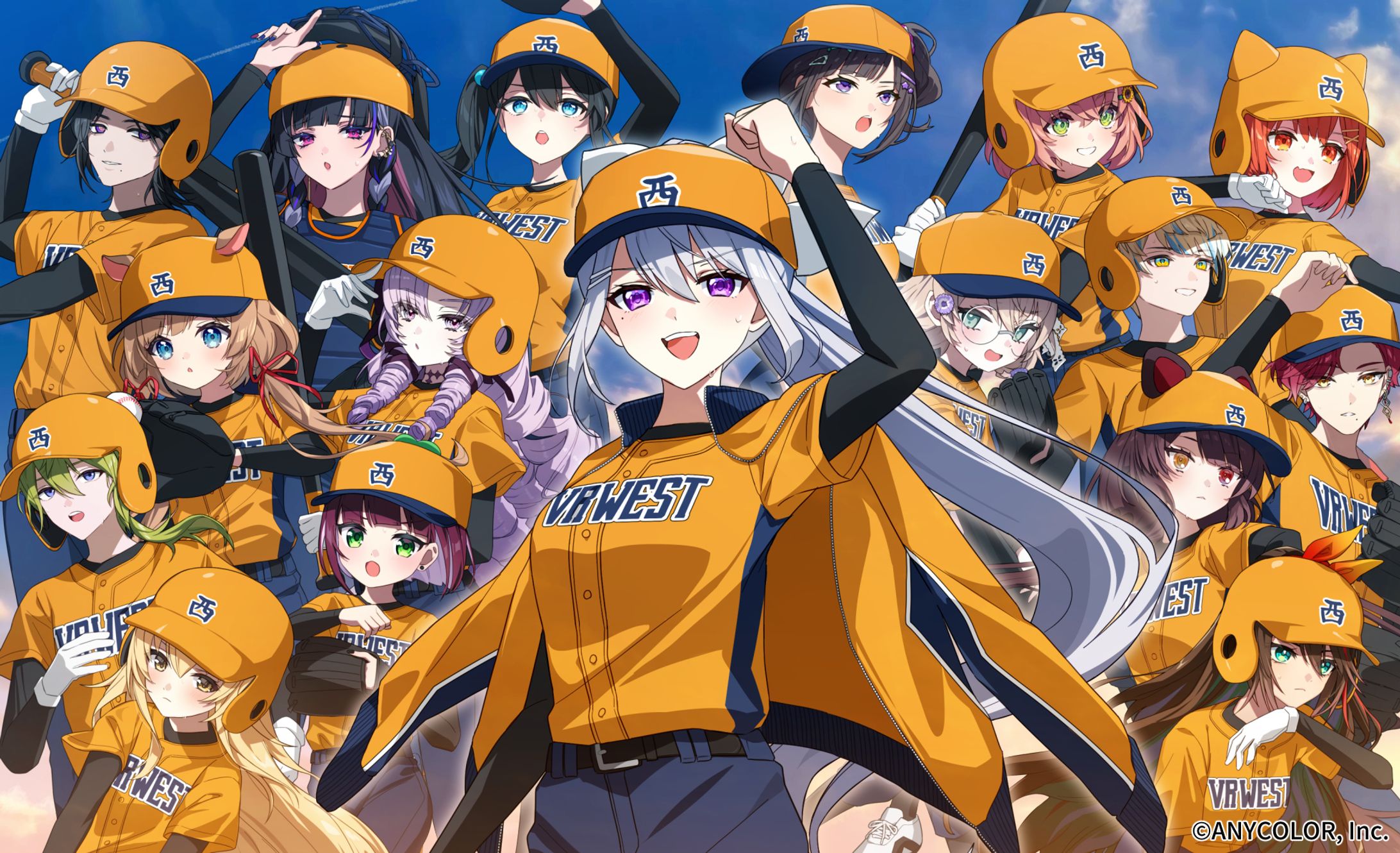 VR関西圏立高校 『さらば碧き面影』MVイラスト にじ甲2025-1