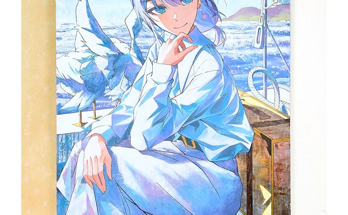 イラスト、アクリル絵の具