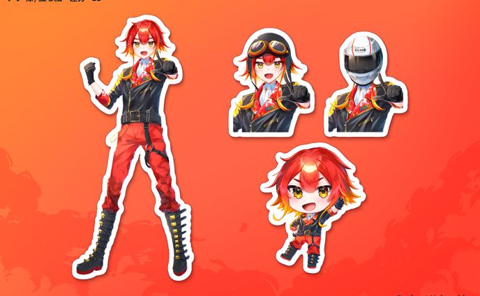 VTuber アブ 様 立ち絵 SD 