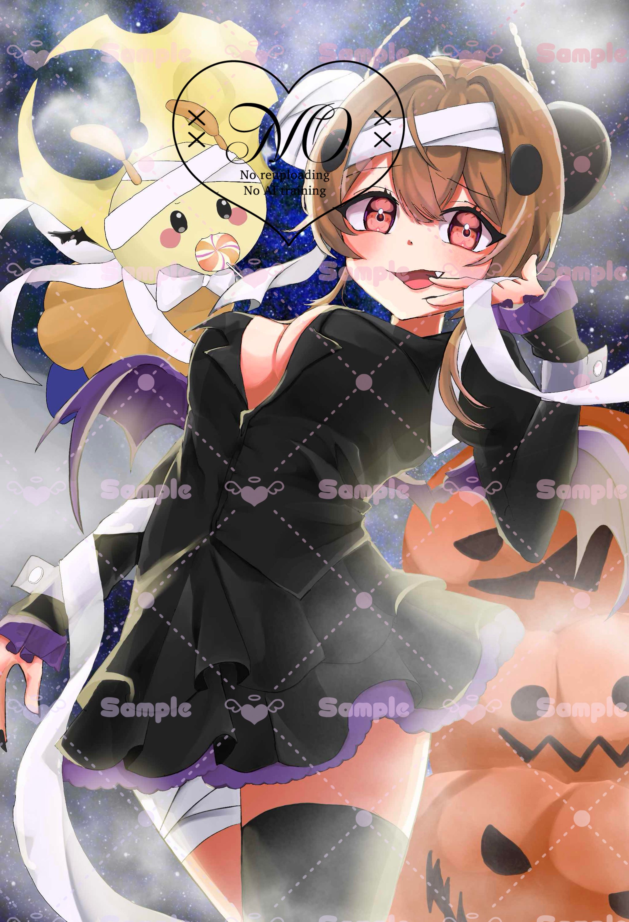 天道ヒメカ様 2025年ハロウィン1枚絵-1