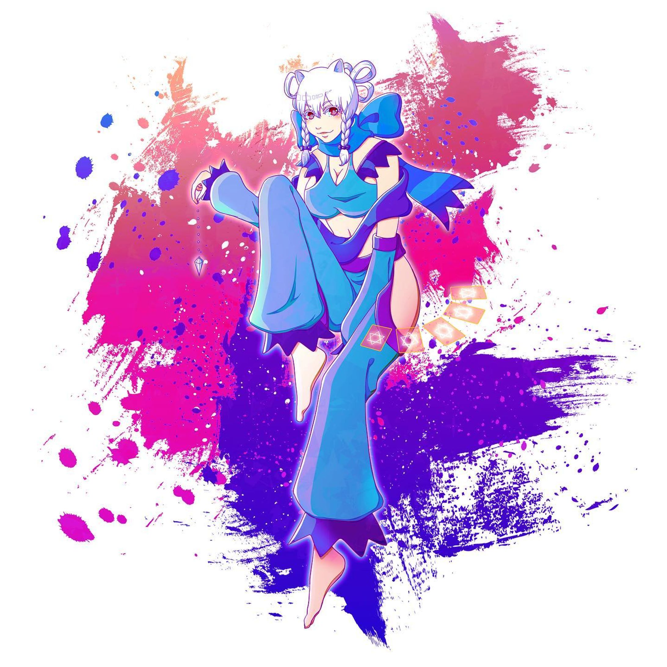 El's fortune-teller costume🔮✨

#mugenlogica #illust #illustrations #clipstudiopaint #character #characterart #characterillustration #characterdrawing #owncharacter #originalcharacter #myoriginalcharacter #digitaldrawings #digitalartworks #ipadart #ipaddrawings #イラスト #絵 #ムゲンロジカ #ムゲンロジカ_パグサイクス-1