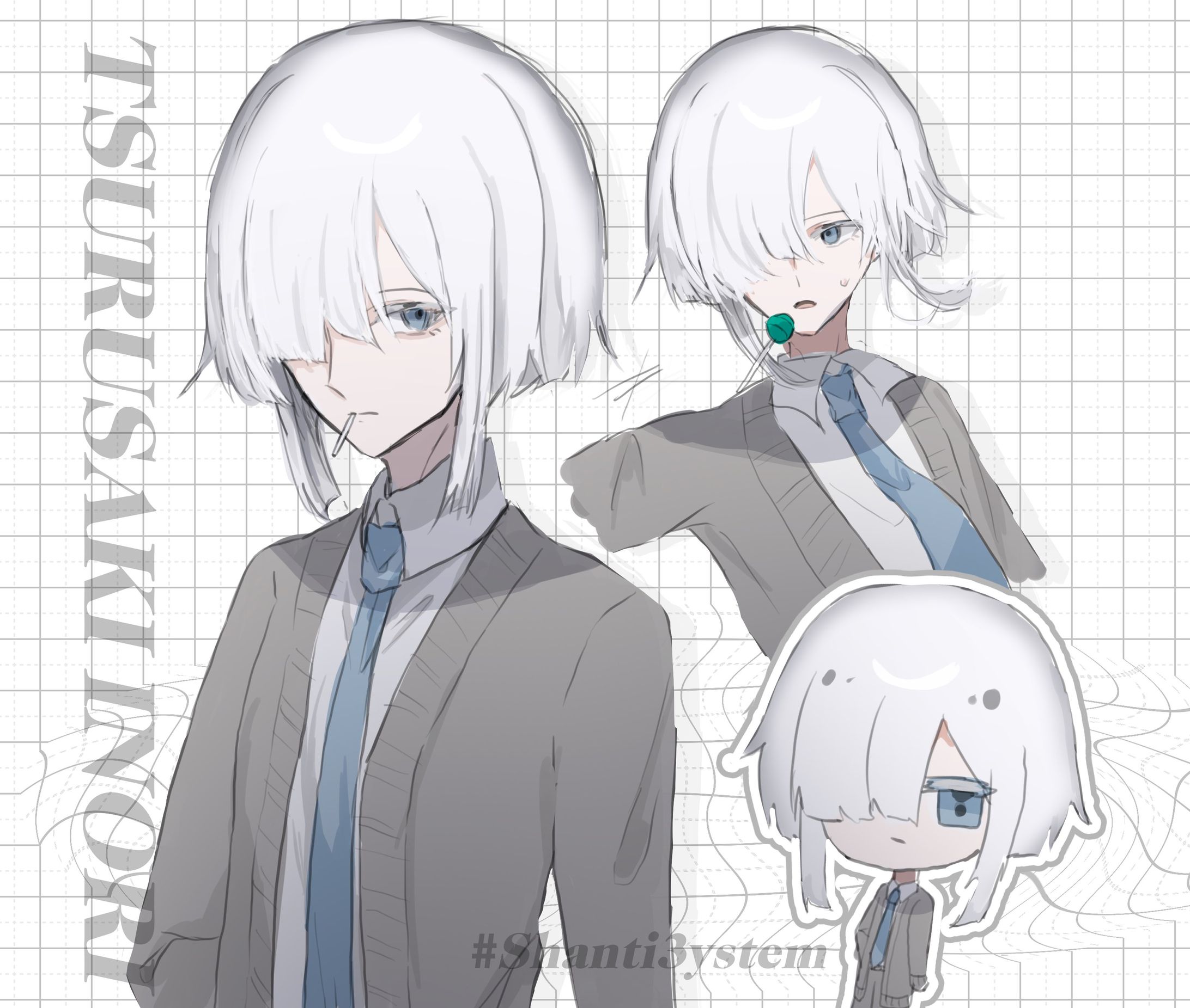 キャラクターデザイン習作①-1