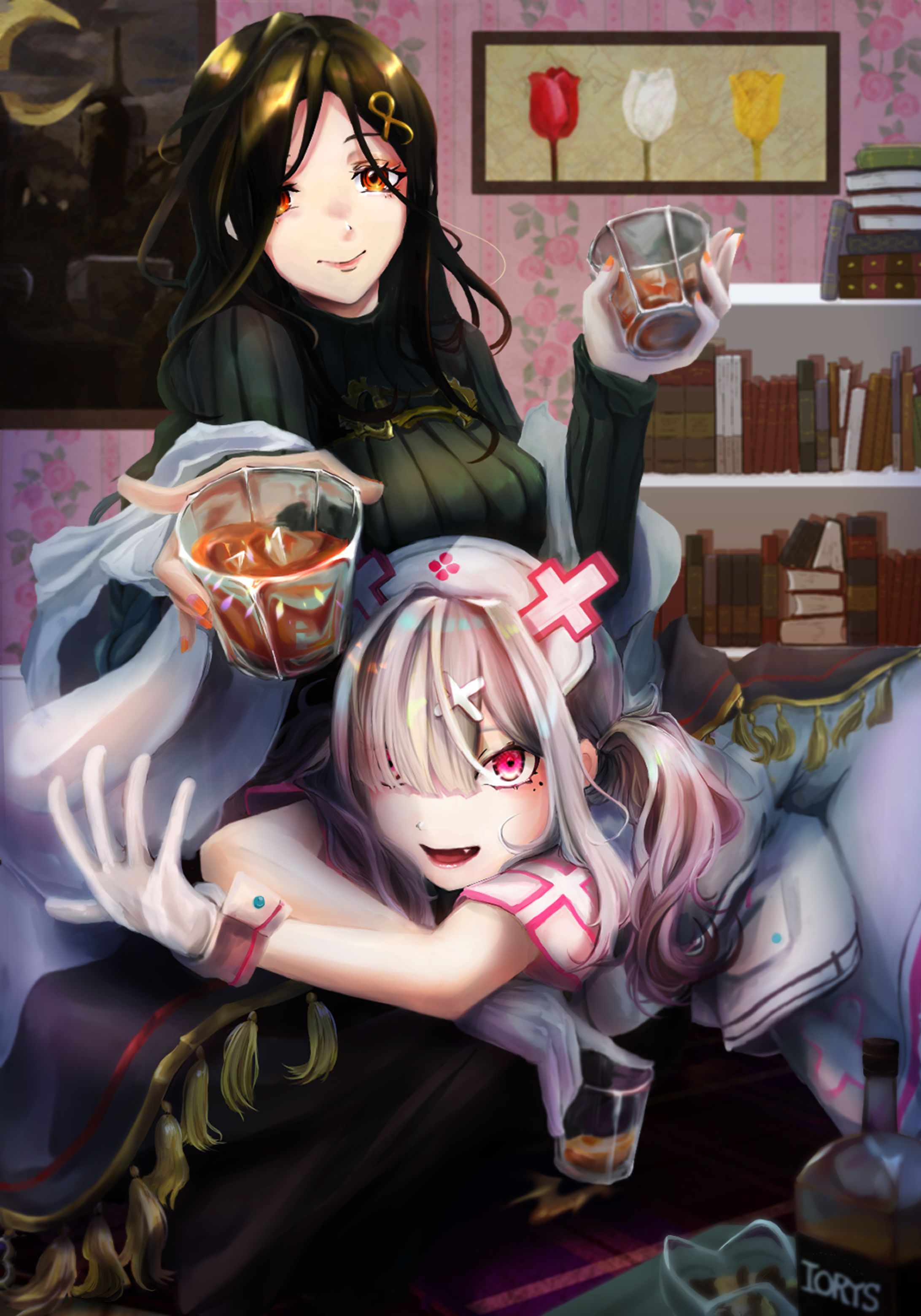 宅飲み（白雪巴 健屋花那）-1