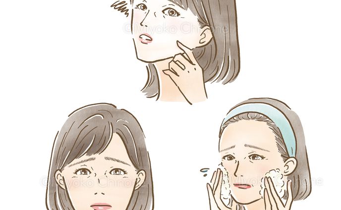 雑誌「ハルメクおしゃれ」2024年4月号　挿絵