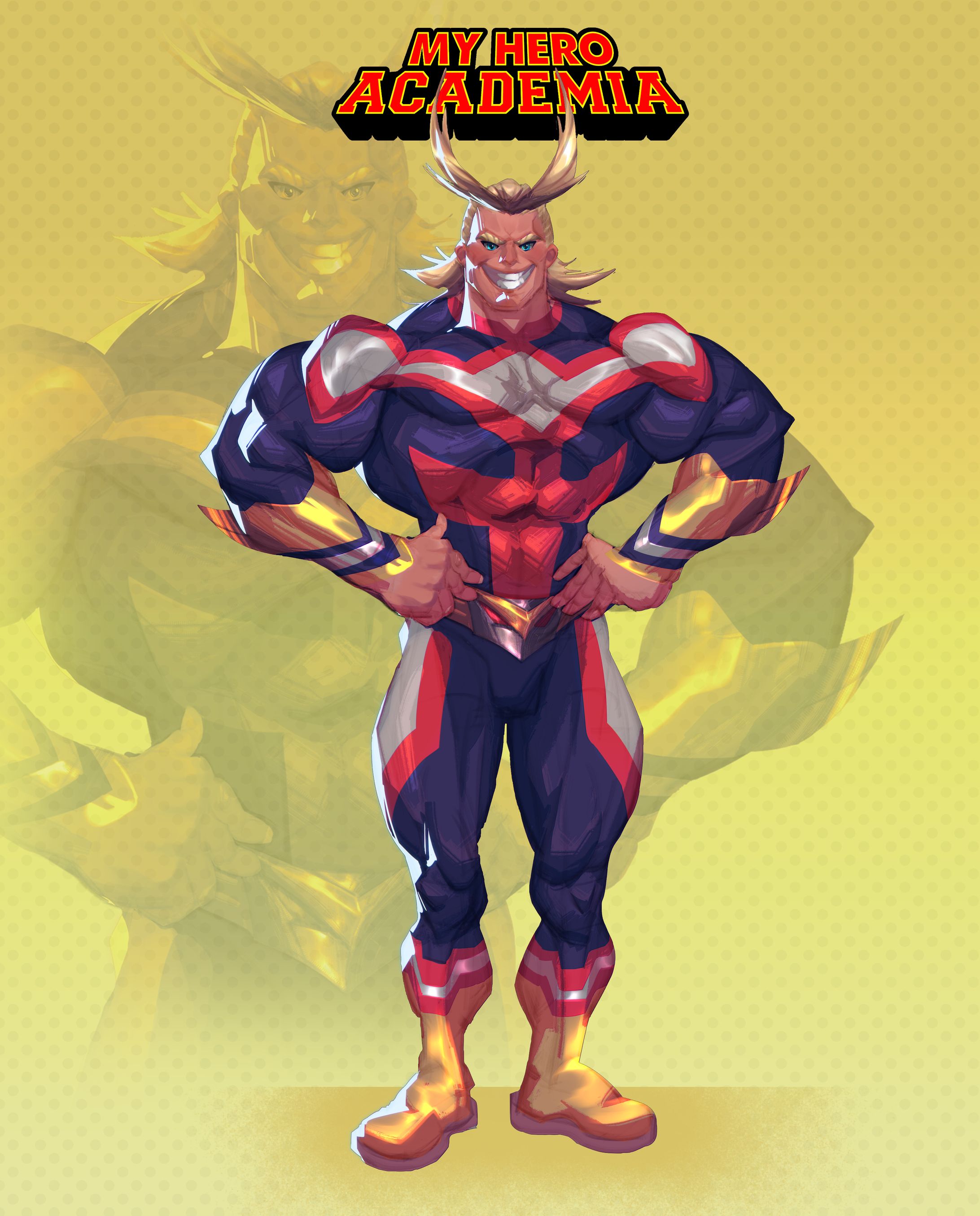 All Might Poster Fanart - My Hero Academia -1