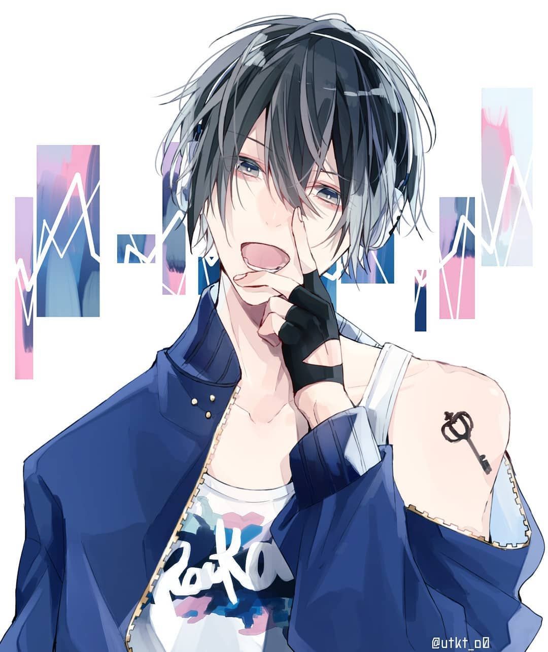 4:新】 #ツキウタ #卯月新 #ろっくーる #rockool #イラスト